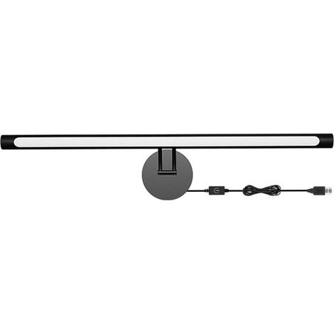 Aplique de pared LED de 55 cm (21,7 pulgadas) con control de luz sensible, brillo ajustable de forma continua, 3 temperaturas de color y función de memoria. (1/5)