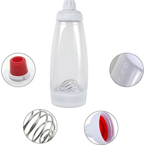 Bouteille saupoudreuse de 1000 ml pour cupcakes, gaufres et crêpes (1/5)