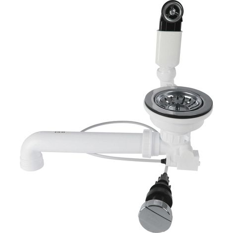 Blanco Drehknopf Nachrüst-Set 3 1/2 Zoll passend zu Blanco Spülen, Edelstahl verchromt