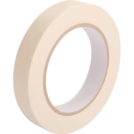 TrendLine Kreppband 19 mm x 50 m Malerband Abdeckband Abklebeband Malerkrepp