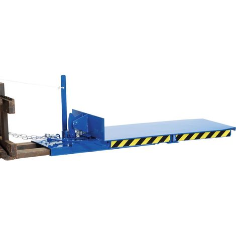 RR Industrietechnik Gitterboxwender 570x1640x450mm 450kg Tragkraft RAL 5010 Enzianblau