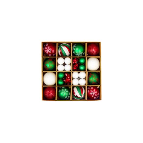 Set di decorazioni per albero di Natale, palline decorative infrangibili da appendere all'albero di Natale - Crezuo