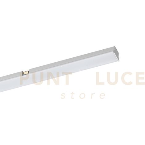 Ideal Lux Faretto Stick 1 luce LED integrato bianco metallo