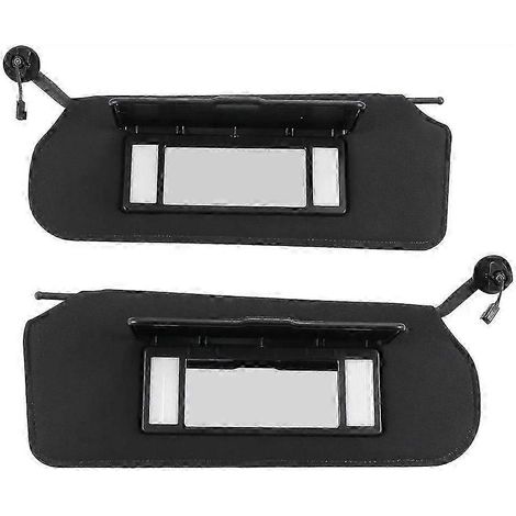 paire de pare-soleil de voiture avec éclairage LED 10442033 10442034 pour Chevrolet Corvette C5 1997-2004, pare-soleil et miroir de courtoisie (1/5)