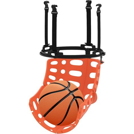 COSTWAY Sistema di Ritorno Palla Basket Rotante a 360° con 4 Ganci Smontabili, Sistema di Ritorno Pallacanestro con Struttura Robusta, Allenamento Tiro Basket per Adulti, Giovani e Bambini (1/5)