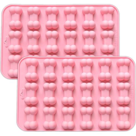 6 moules en silicone réutilisables, patte de chiot, antiadhésif, résistant au froid et à la chaleur, pour glaçons, bonbons, chocolat, gélées et friandises maison (1/5)