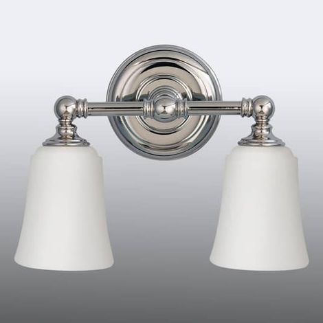 [NEUWERTIG] Feiss Led Badezimmer Wandlampe Huguenot Lake Wandleuchte Wandlampe Led 2 Flammig B-Ware (1/2)