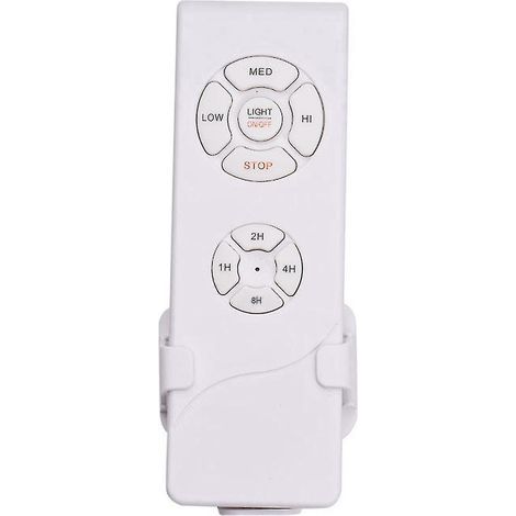 Télécommande compatible avec ventilateur, lampe, éclairage, contrôle de la vitesse du ventilateur, minuterie 1/2/4 h (1/3)