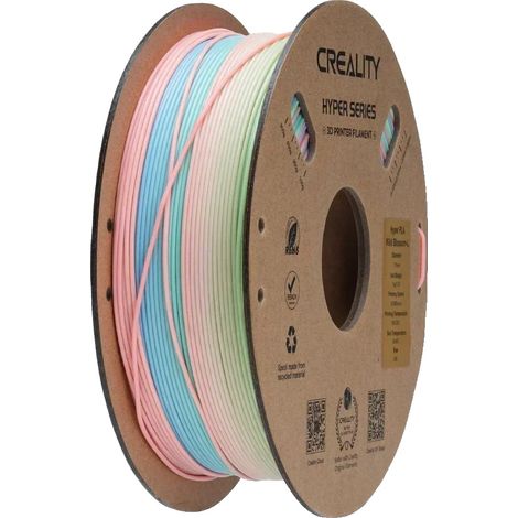 Filament d'impression 3D, haute vitesse, dégradé multicolore, Fleur Sauvage-Long (1/2)