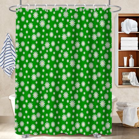 Rideau douche polyester 180x180 lavable cache baignoire pour idéal location saisonnière (1/5)