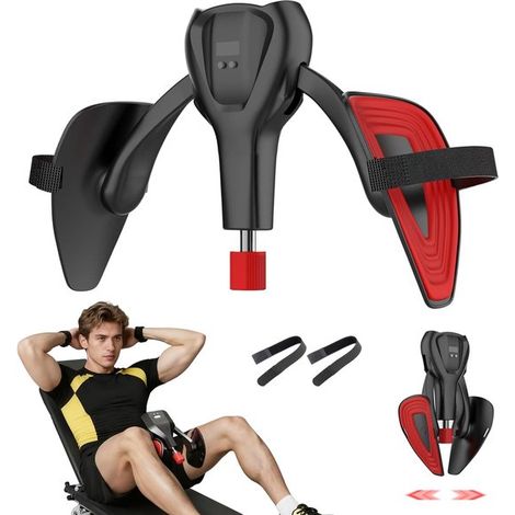 Dispositivo per l'allenamento dei muscoli glutei, del pavimento pelvico, delle gambe e delle cosce con fascia di supporto, per uomini e donne. (1/5)