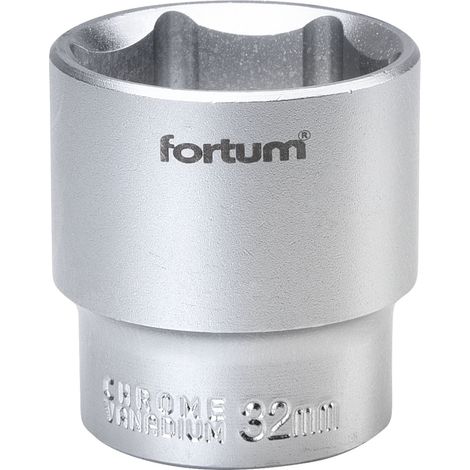 Llave de vaso FORTUM de 1/2", 32 mm, L 44 mm 4700432 (1/2)