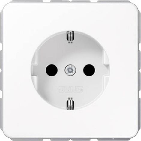 Jung 1 parte Frutto Presa schuko Bianco alpino CD1520BFWW 1 pz. (1/2)