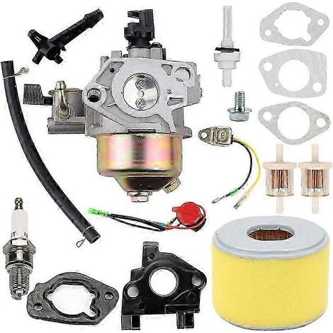 Kit de remplacement de carburateur avec filtre à air pour moteur Honda GX240 GX270 8/9 CV (référence 16100ZH9W21) - Kit de réparation complet (1/4)