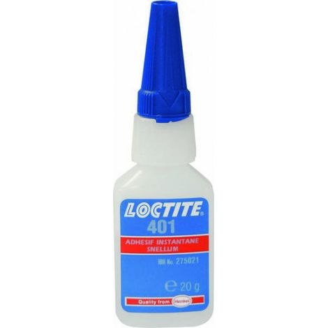 Loctite – Colle cyanoacrylique instantanée 20ml – Résistance élevée pour matériaux difficiles – Application rapide en 3 secondes – Pour bois et métal