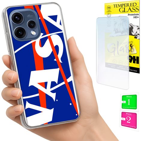 Custodia per Oppo Reno 15 5G, cover fotografica, cover posteriore + vetro 9H (1/5)