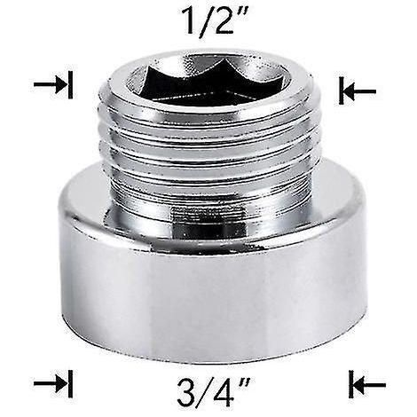 Raccord de robinet d'eau 1/2 vers filetage M16 M18 M20 M22 M24 M28, adaptateur de réparation pour robinet à jet d'eau de cuisine/salle de bain (1/5)