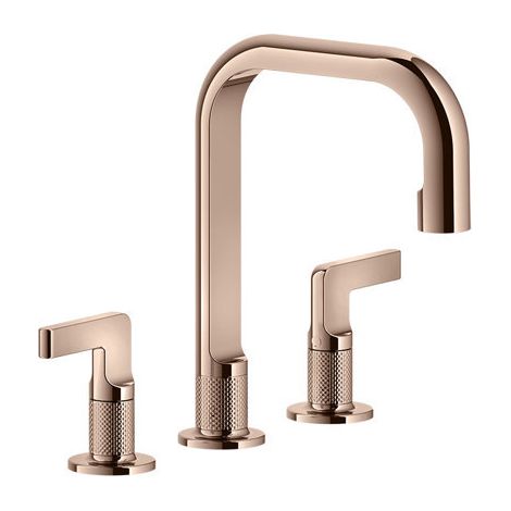 Gessi Inciso- Mélangeur lavabo 3 trous avec bec H=139 mm x 160 mm