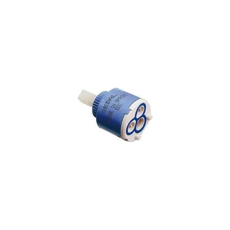 Cartouche céramique SD 35 mm – Angle d'ouverture max 25° – Angle de rotation max 90° – Température max 90°C – Pression max 12 bar – Sedal