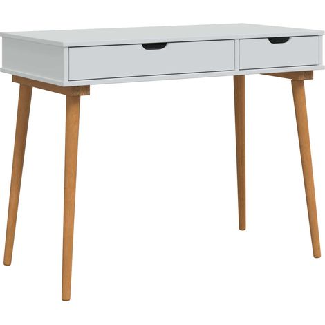 Table de Toilette FAUSKE Blanc 100 x 50 x 78 cm vidaXL (1/5)