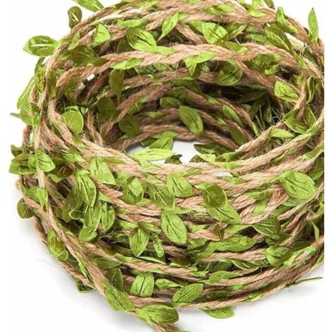 Guirlande feuillage artificiel 20 mètres, déco murale rustique liane jungle pour jardin, mariage, verdure synthétique extérieur, guirlande verte résistante, ornement naturel sans entretien, lot de 1 r (1/5)