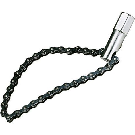 9120 Oil Filter Wrench chain strap 120mm Cap 1/2in Drive TEN9120
