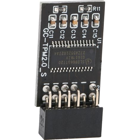 Module de sécurité TPM 2.0 pour carte mère Gigabyte, cryptage matériel, protection des données à distance, interface LPC 12 broches. (1/5)