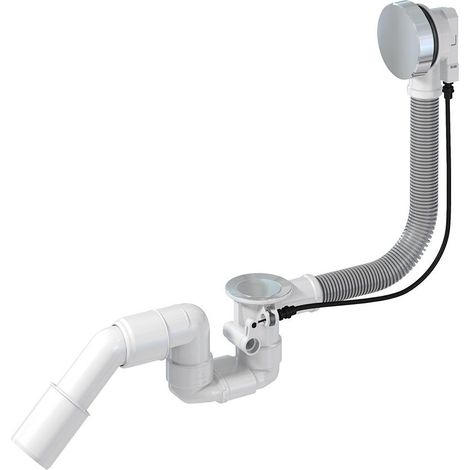 Bouchon de baignoire automatique Bathloc - Finition chromée élégante (1/3)