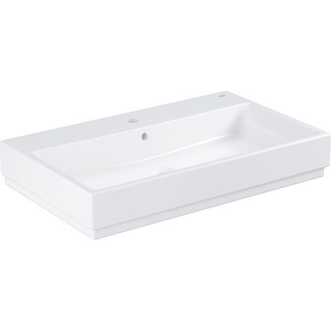 Grohe Cube Keramik Aufsatzwaschtisch 800mm, PureGuard, Alpinweiß