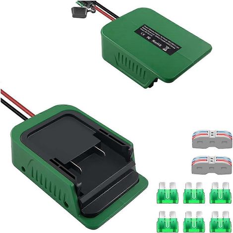 Adaptateur pour batterie 18V/36V (vert) (1/5)