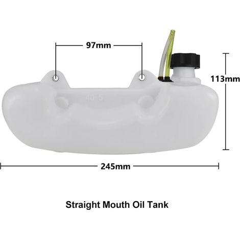 Réservoir d'huile pour débroussailleuse XCAN 40-5 (430) (à bouche droite) - Pièces détachées pour tondeuse à gazon (1/4)