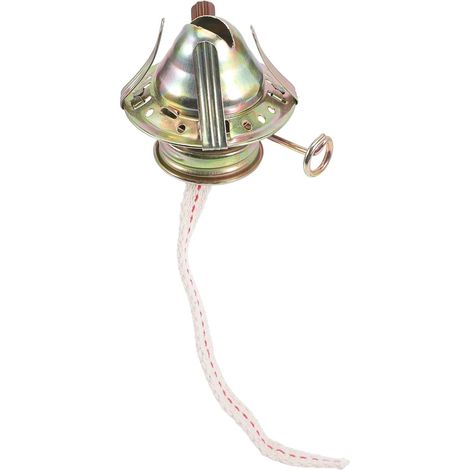 Kit de Brûleur en Fer pour Lampe à Pétrole et Mèches pour Lampes à Huile, Facile à Installer, Polyvalent, Accessoire pour Projets Vintage DIY (1/5)