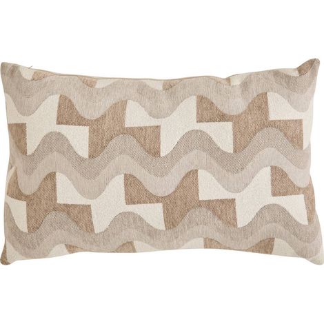Cuscino floe in lino beige 58x38cm - Atmosphera créateur d'intérieur