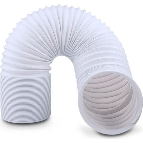 Tuyau de climatisation Portable - Rallonge de Tuyau d\'évacuation - en polypropylène - Diamètre:13cm - Longueur:2m (1/4)
