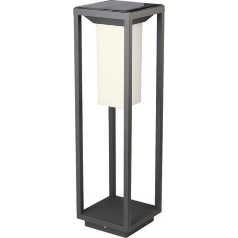 V-TAC PRO VT-66 2W LED Solar Poller Wandleuchte mit Sensor chip samsung 3000K für garten grauen körper IP65 - sku 785 (1/5)