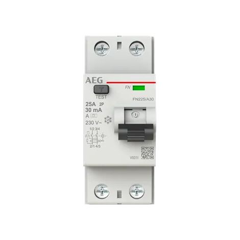 Interruttore automatico AEG fn225/a30 25A 30mA tipo A