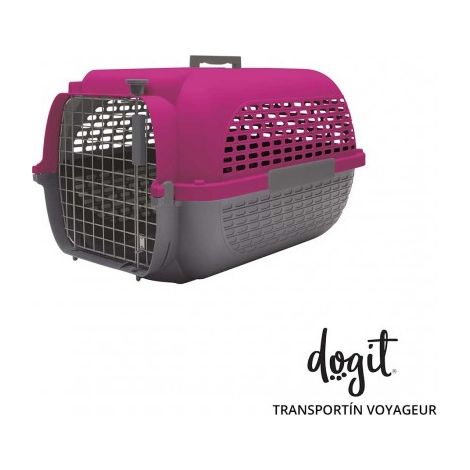 Dogit Pet Voyaguer trasporto trasportatore m - fucsia /grigio