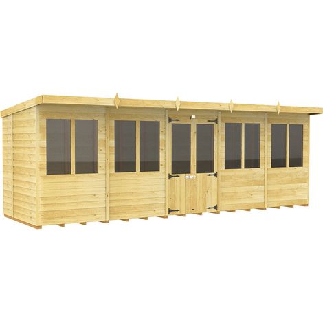20 x 8 Pent Summer House