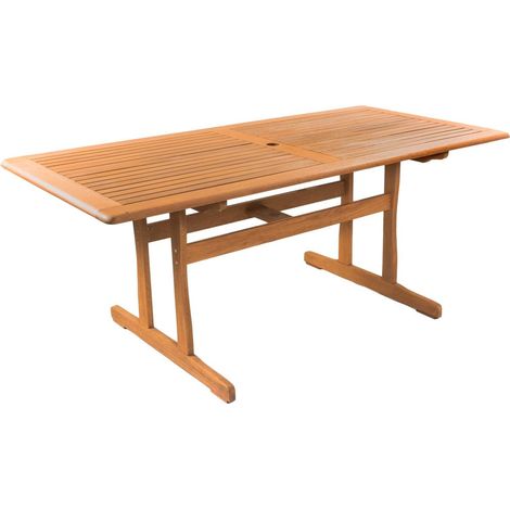 Gartentisch Osaka - 180 x 90 cm - Naturholz