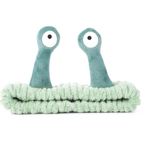 Bandeaux Maquillage Femmes, Dessin Animé Mignon Corail Polaire Élastique Créatif, Accessoires De Cheveux pour Laver Douche Sport Beauté Soins, Vert, Flanelle, 19.5105.5cm (1/5)