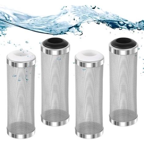 Protección para filtros de acuario, 4 piezas, Filtro externo para acuario, Cubierta protectora, Red protectora para bomba de filtro de acuario (1/5)