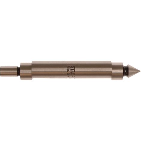 Starrett 827MB Edge Finder with Double End Body (10mm Diameter) and 6mm Contact Diameter for Precision Machining and Alignment