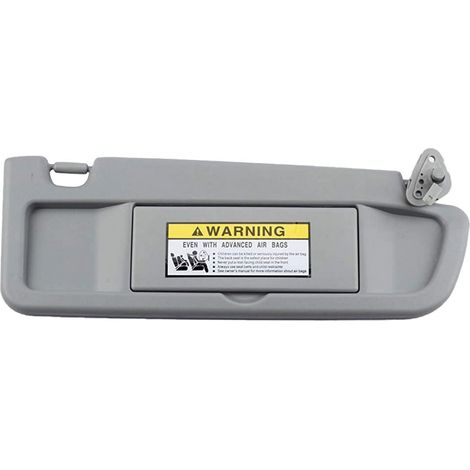 Right Passenger Side Sun Visor Light Gray Compatible with Honda Civic 2006-2011 Replaces 83230-SNA-A01ZC (1/5)