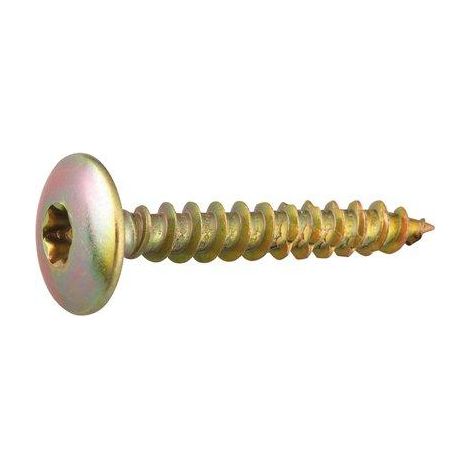 Vis penture - Viswood - Tête cylindrique bombée - TX - Acier zingué - 8 x 140 mm - Boîte de 50