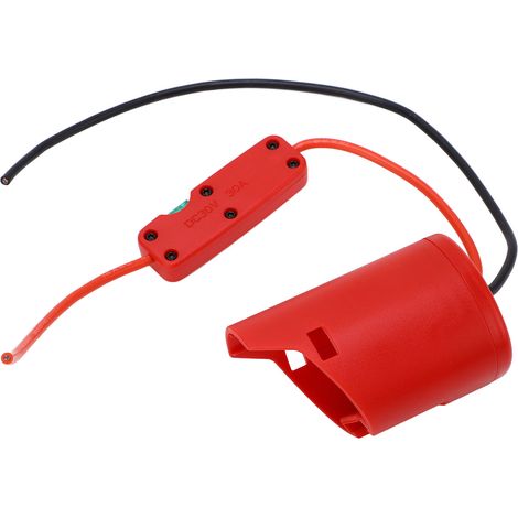 12-V-Lithium-Akku-Adapter für Elektrowerkzeuge, Konverter mit 30-A-Sicherung, Kabelanschlussblock, kompatibel mit Akkuschraubern (1/5)