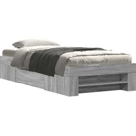 Maison Exclusive - Giroletto Grigio Sonoma 90x200 cm in Legno Multistrato (1/5)