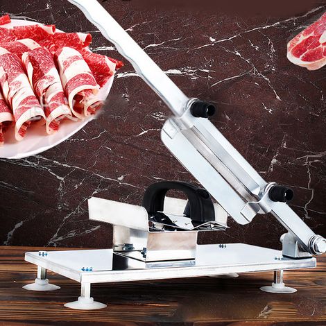 Coupe-viande multifonctionnel manuel pour la congélation de la viande (bœuf, mouton, rouleaux) (1/5)