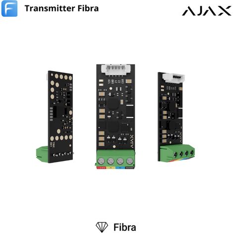 143643 - Superior - Superior Transmitter Fibra - Modulo per l'integrazione di rilevatori cablati di terze parti in un sistema Ajax - Ajax sicurezza professionale