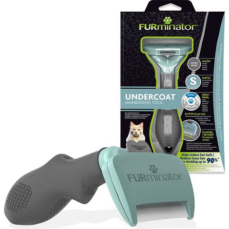 FURminator Undercoat deShedding Tool for Small Long Hair Cat - 261456