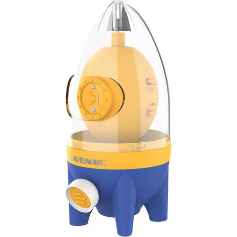 Mélangeur Jaune D'oeuf Brouilleur D'oeufs, Shakers Manuels D'oeufs, Jaune D'oeuf Mélangeur, Fouet Oeuf Maker, Mélangeur Gadgets pour Mélanger l'œuf, Shaker à œufs Doré pour Faire Oeufs D'or Durs (1/5)